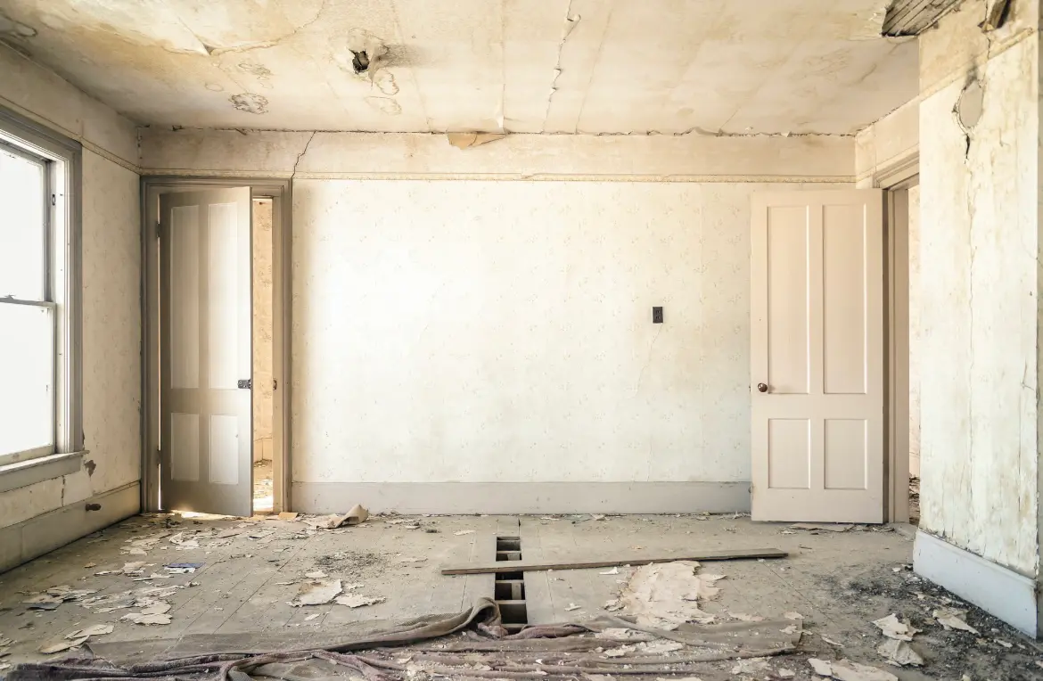 Waste disposal crew managing a cleanout project in Milford